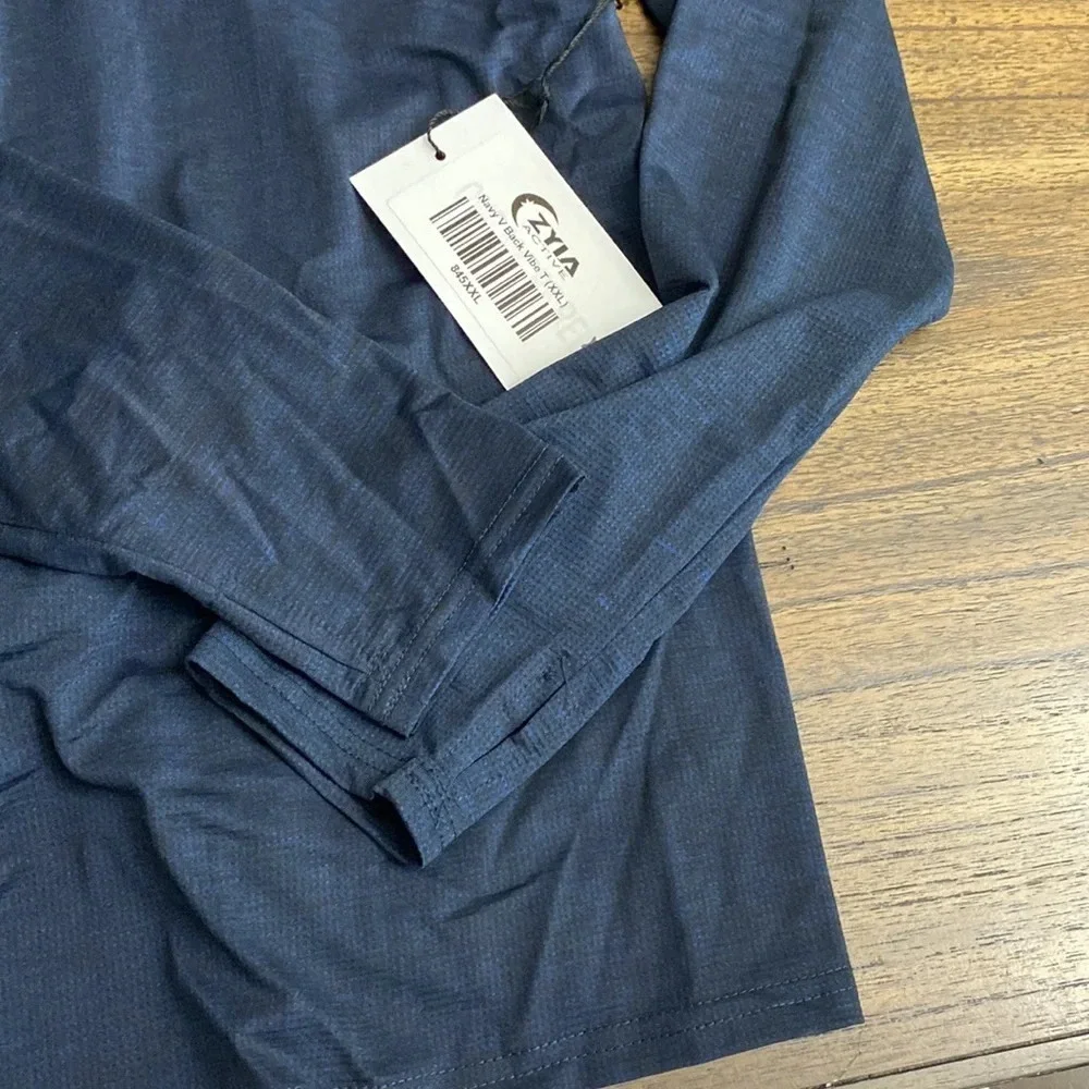 Zyia Navy V Back Vibe Top - size XXL - Picture 3 of 7